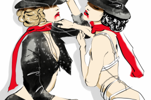 Иллюстрация для брэнда нижнего белья