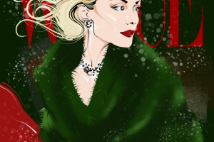 Новогодняя fashion - иллюстрация