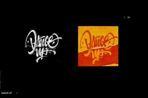 Леттеринг для обложки трека, коллаборация с Владимиром Вахо