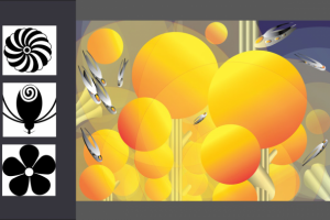 Страница портфолио с авторскими работами