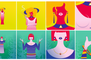 Персонаж 2D Иллюстрация