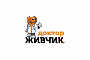 Персонаж и логотип для СТО "Доктор Живчик"