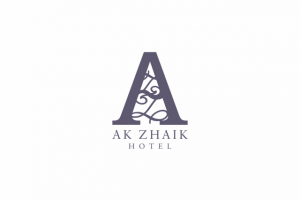 лого для отеля "Ак Жайык"