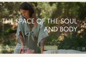 Сайт на английском языке для специалиста по массажу