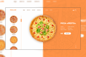 Landing Page + Web-приложение для ресторана пиццы