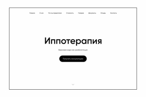 Прототип Landing Page для Иппоматадор