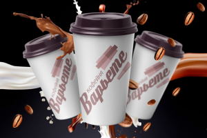 Логотип для кофейни "Варьете"