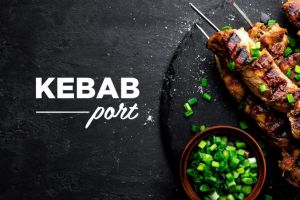 Логотип для кафе "KEBAB port"