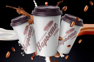 Логотип для кофейни "Варьете"