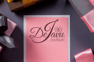 Логотип для бутика одежды "Boutique DeJavu"