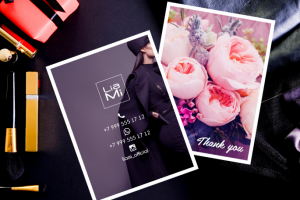 Открытка для магазина одежды"LIAMI"