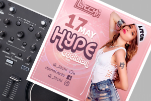 Обложка для сингла диджея "LITCHI"