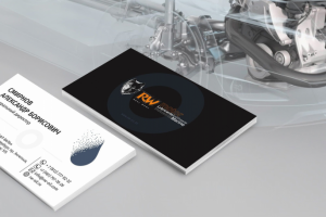 Визитка для сервисной компании "RW-oil"