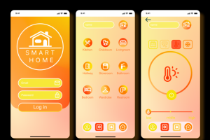 дизайн приложения умный дои 2(Figma)