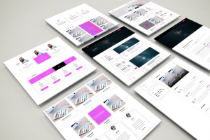 Верстка шаблона CMS