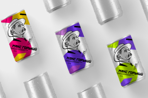 Разработка этикетки для тоника "Макс горький"