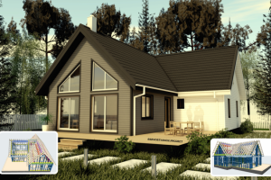 АС Villa Svanhall  (178 м2) (каркас)