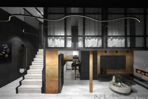 Интерьер пентхауса