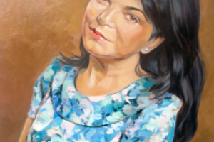 Портрет маслом на холсте