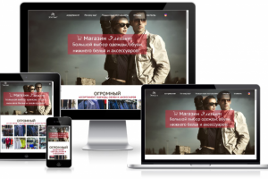 Лендинг магазина