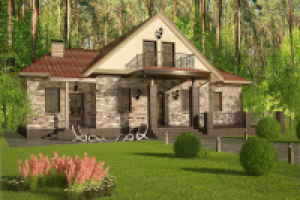 Фасад коттеджа, г. Екатеринбург