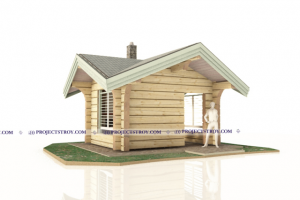 Беседка из лафета 4 х3 м