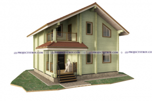 Деревянный дом из профилированного бруса