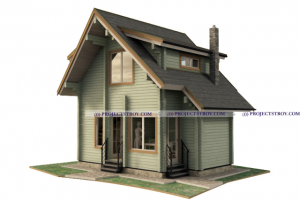 Беседка и гостевой деревянный дом