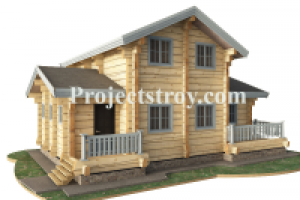 Проектирование деревянного дома с баней из лафета