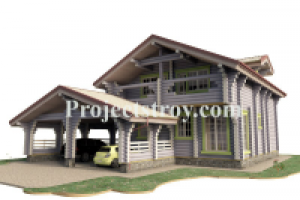 Проект деревянного дома+разбревновка, разбрусовка