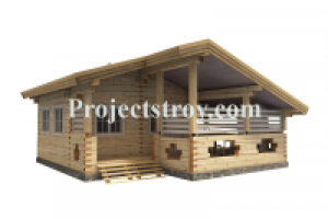 Проект бани из строганого бруса