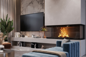 Современный роскошный интерьер загородного дома в Московской области