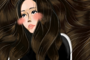 стилизованный портрет