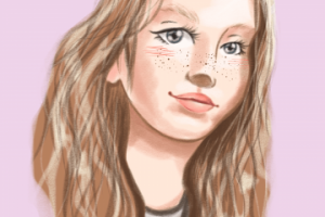 стилизованный портрет