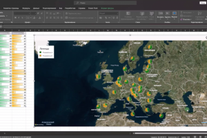 Визуализация географии в Excel