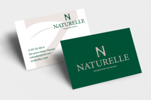 Визитка для натуральной косметики
