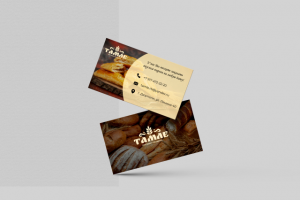 Визитка для пекарни