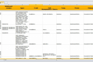 База контактов предприятий РФ