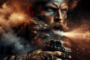 Арт-брутальный мужчина