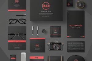 Разработка элементов фирменного стиля для фотографа.