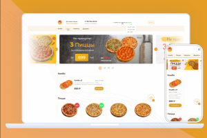 Верстка сайта пиццерии