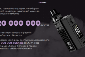 Маркетинговый анализ для вейпшопа "VapeDuck"