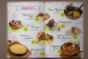 Пример оформления меню