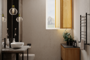 Визуализация интерьера ванной