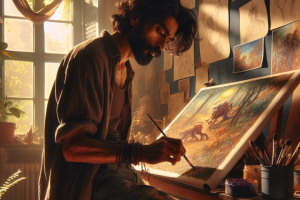 Сгенерирую изображения в нейросети