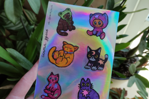 Голографический стикерпак