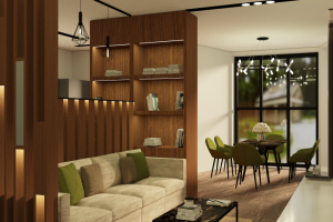 Визуализация гостиной