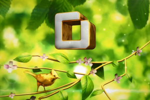 Весенняя заставка для ТВ канала