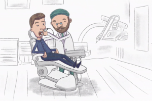 Мультфильм для стоматологической компании