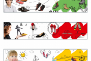 рекламные баннера для магазина обуви